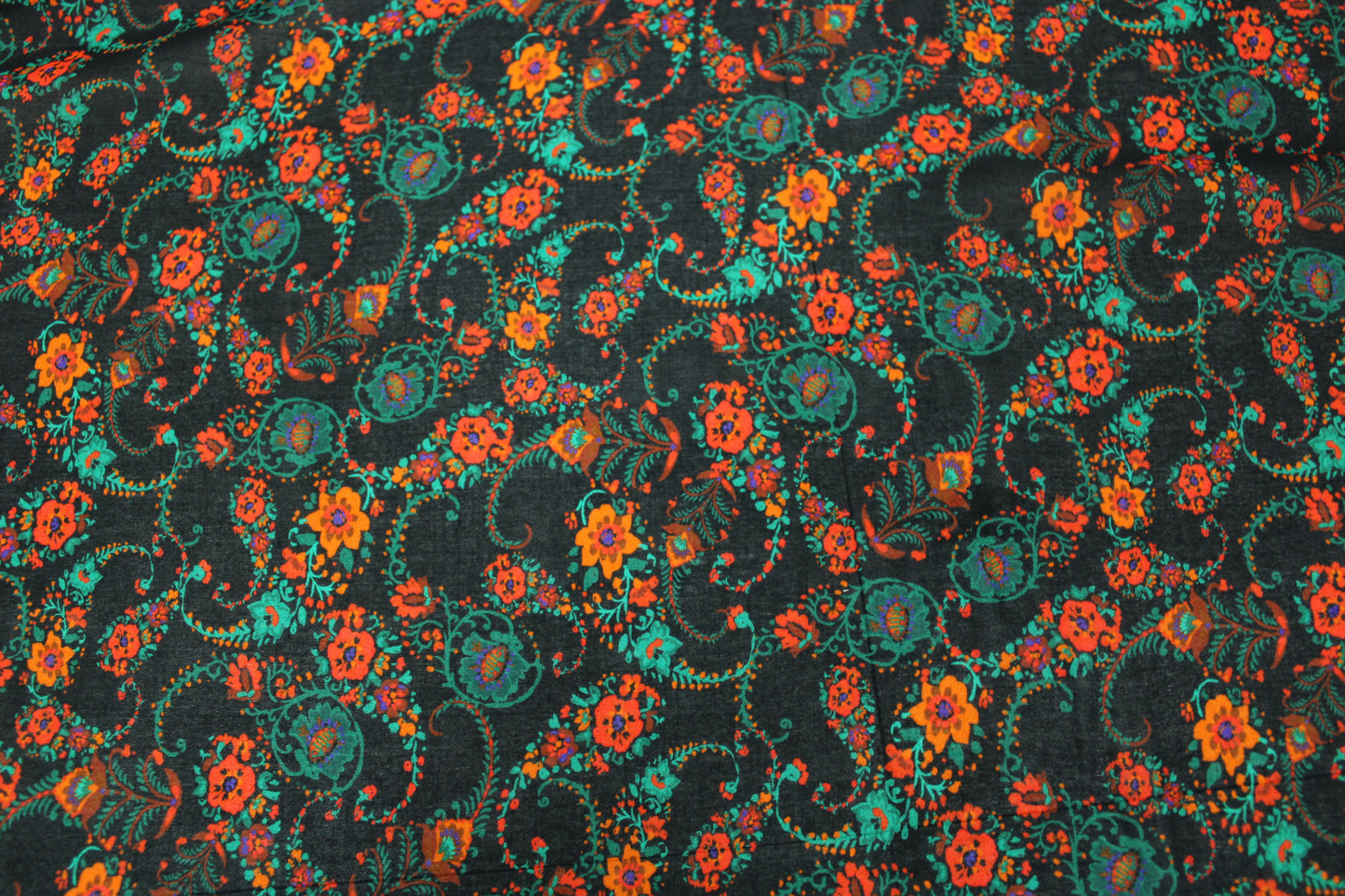 Tissu voile viscose - imprimé fleuri - photo 5/5 | So Tissus