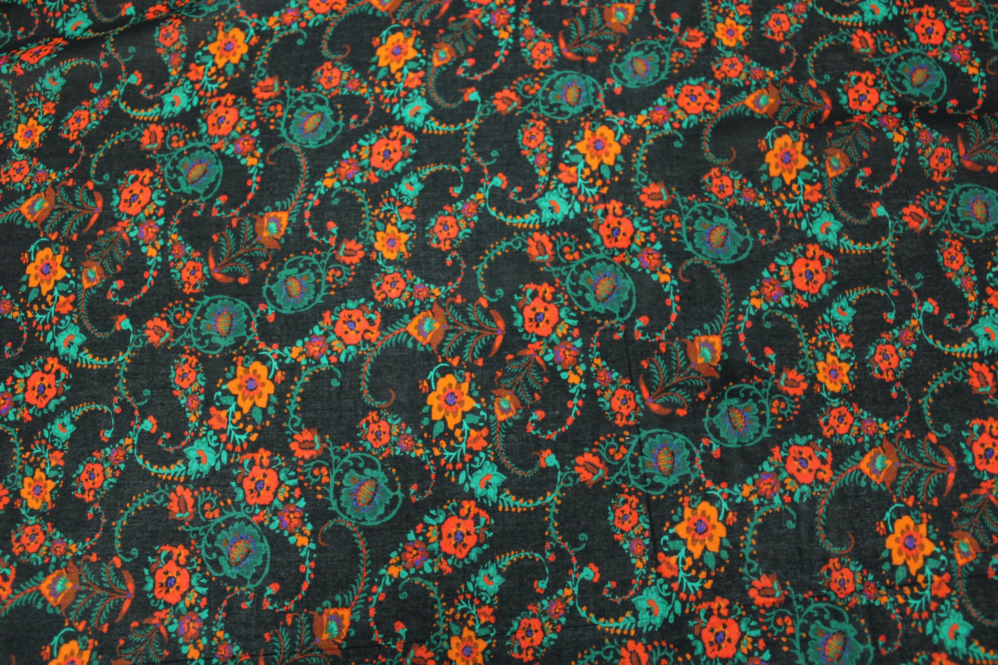 Tissu voile viscose - imprimé fleuri - photo 5/5 | So Tissus