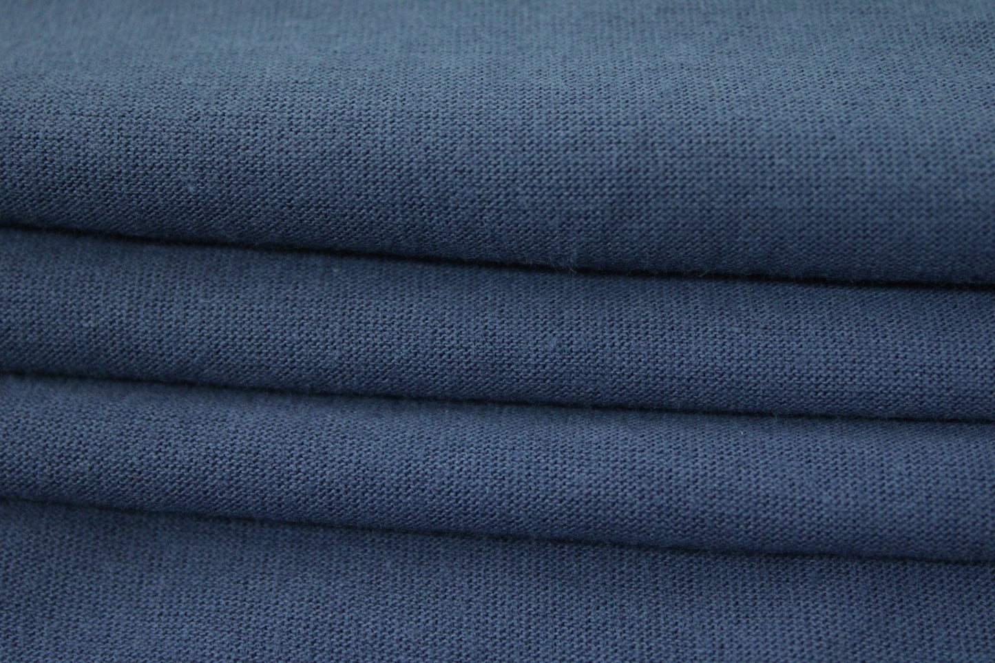 Tissu jersey coton - bleu pétrole - photo 2/3 | So Tissus