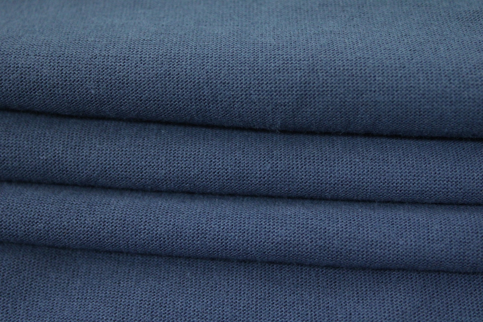 Tissu jersey coton - bleu pétrole - photo 2/3 | So Tissus