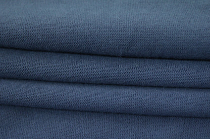 Tissu jersey coton - bleu pétrole - photo 2/3 | So Tissus