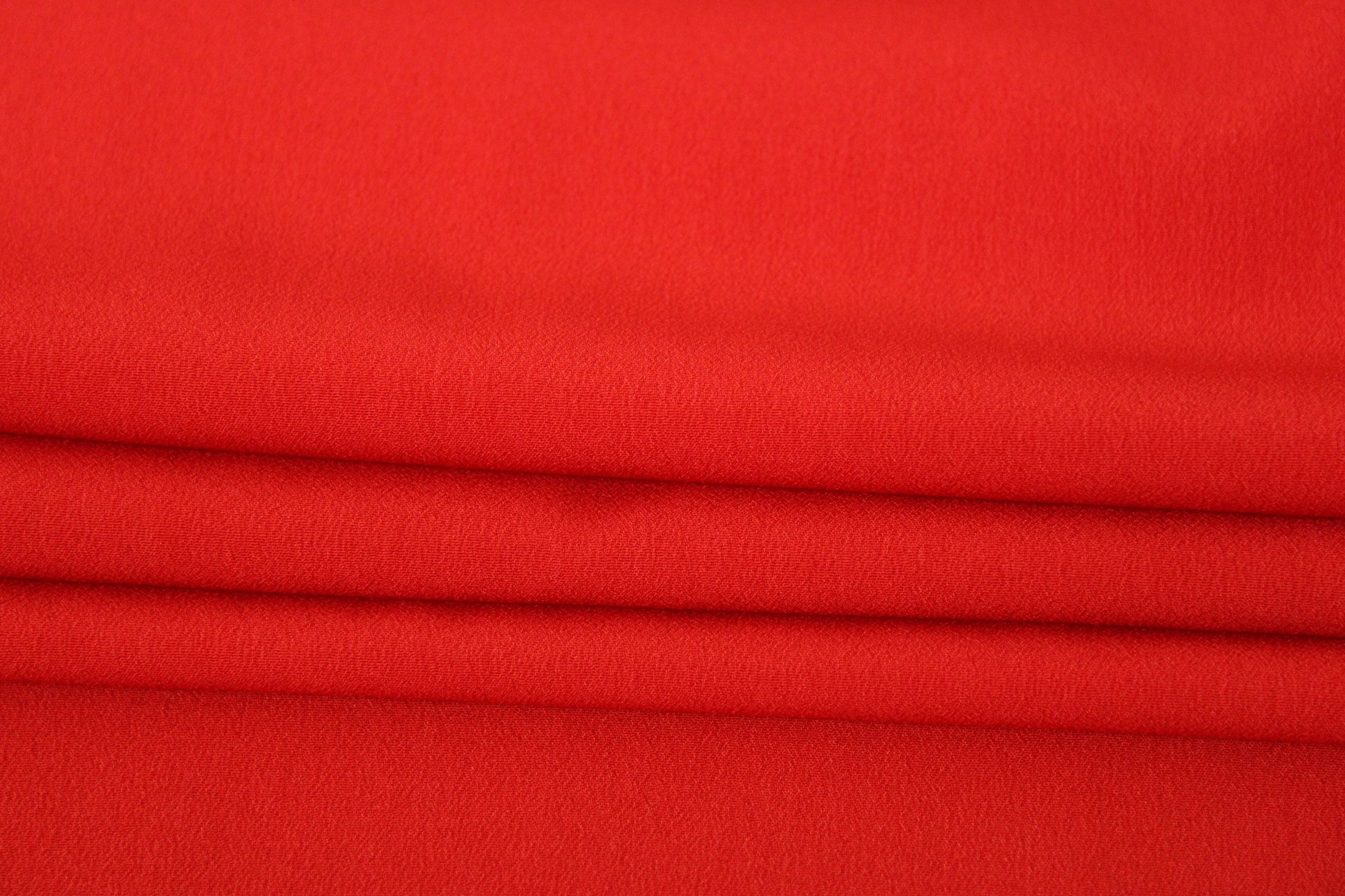 Tissu crêpe de chine - rouge - photo 2/3 | So Tissus