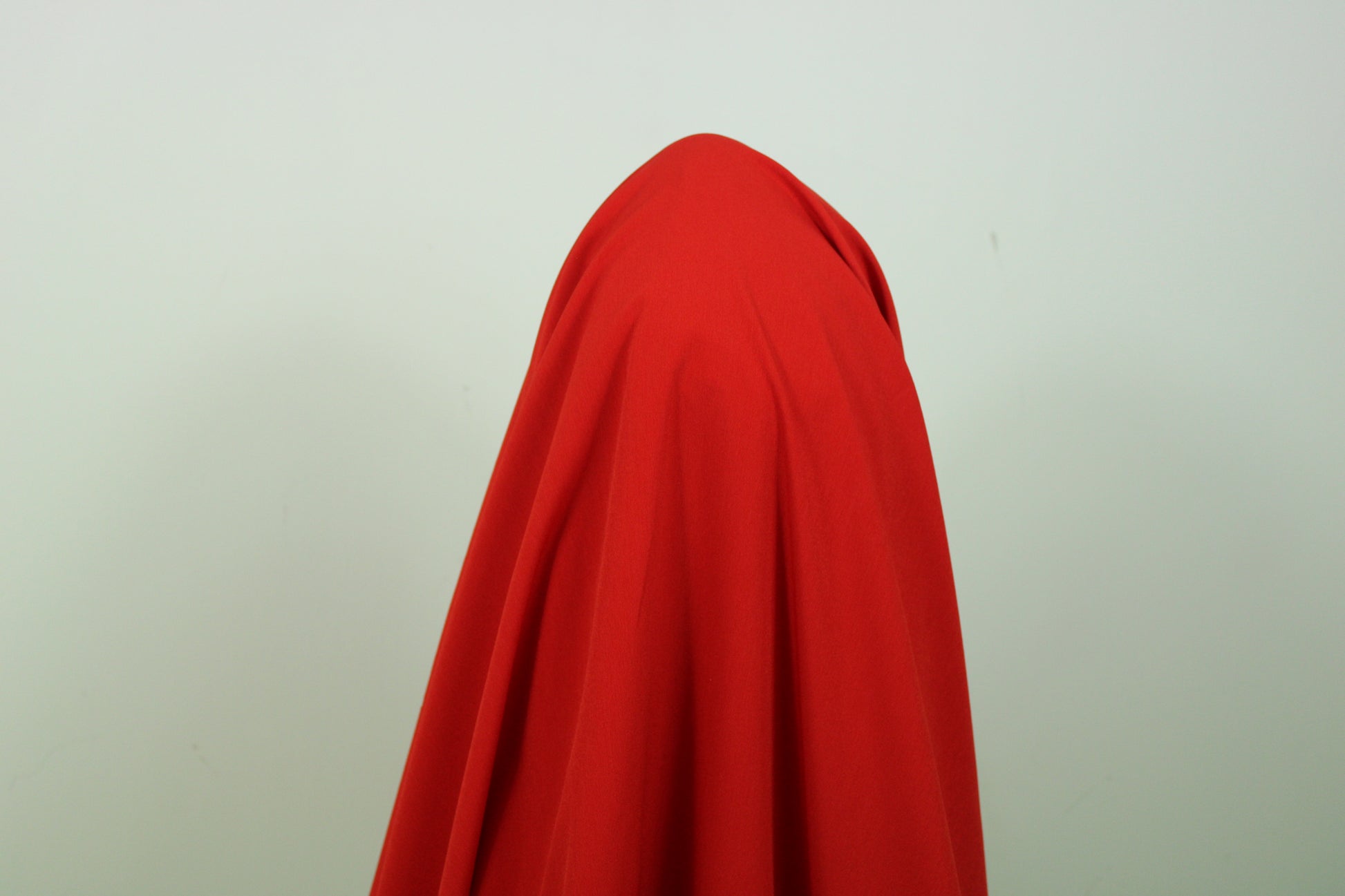Tissu crêpe de chine - rouge - photo 3/3 | So Tissus