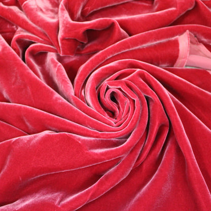 Tissu velours lisse - rose bonbon - photo 1/3 | So Tissus