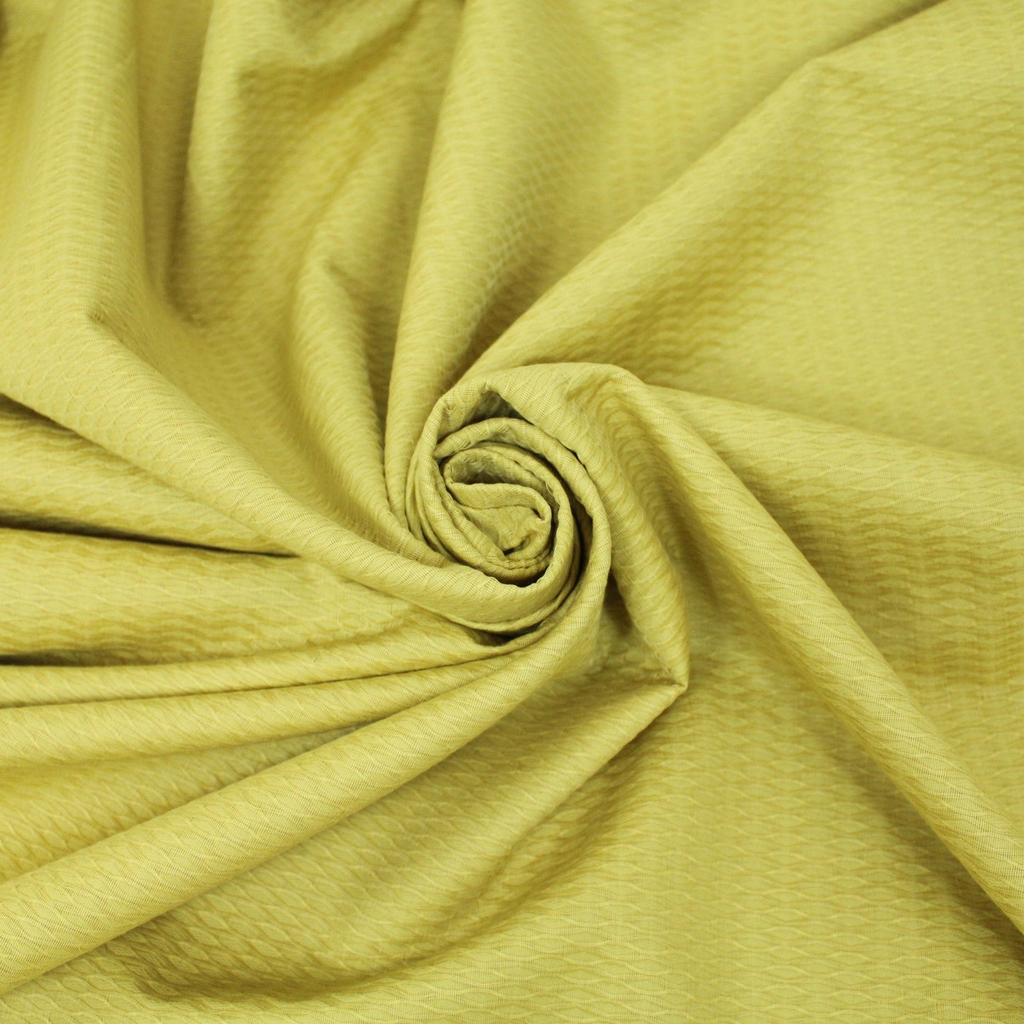 Tissu coton gaufré - jaune - photo 1/5 | So Tissus