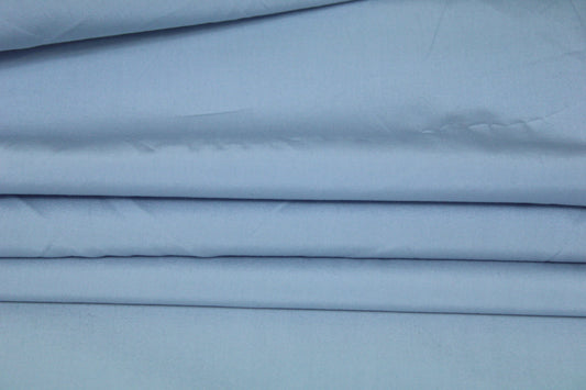 Tissu popeline coton premium - bleu ciel pâle - photo 2/3 | So Tissus