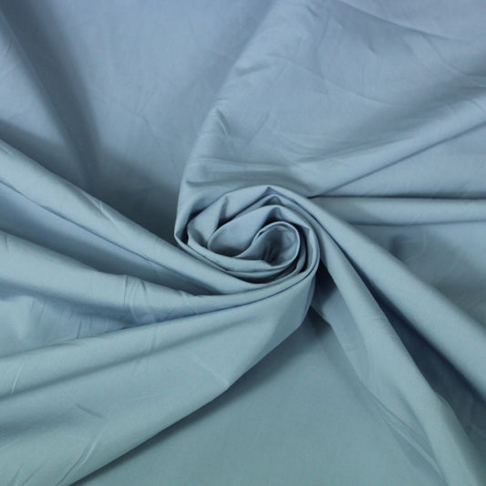 Tissu popeline coton premium - bleu ciel pâle - photo 1/3 | So Tissus