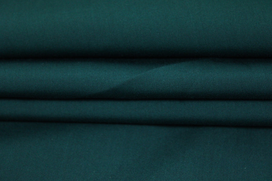 Tissu popeline premium de coton - vert pin