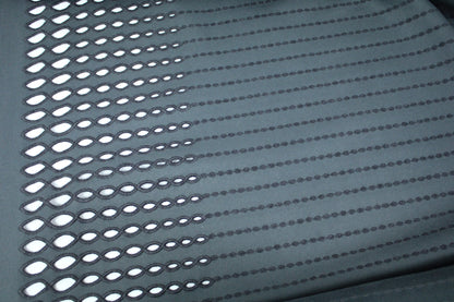 Tissu drap de laine brodé - gris souris foncé - photo 5/5 | So Tissus