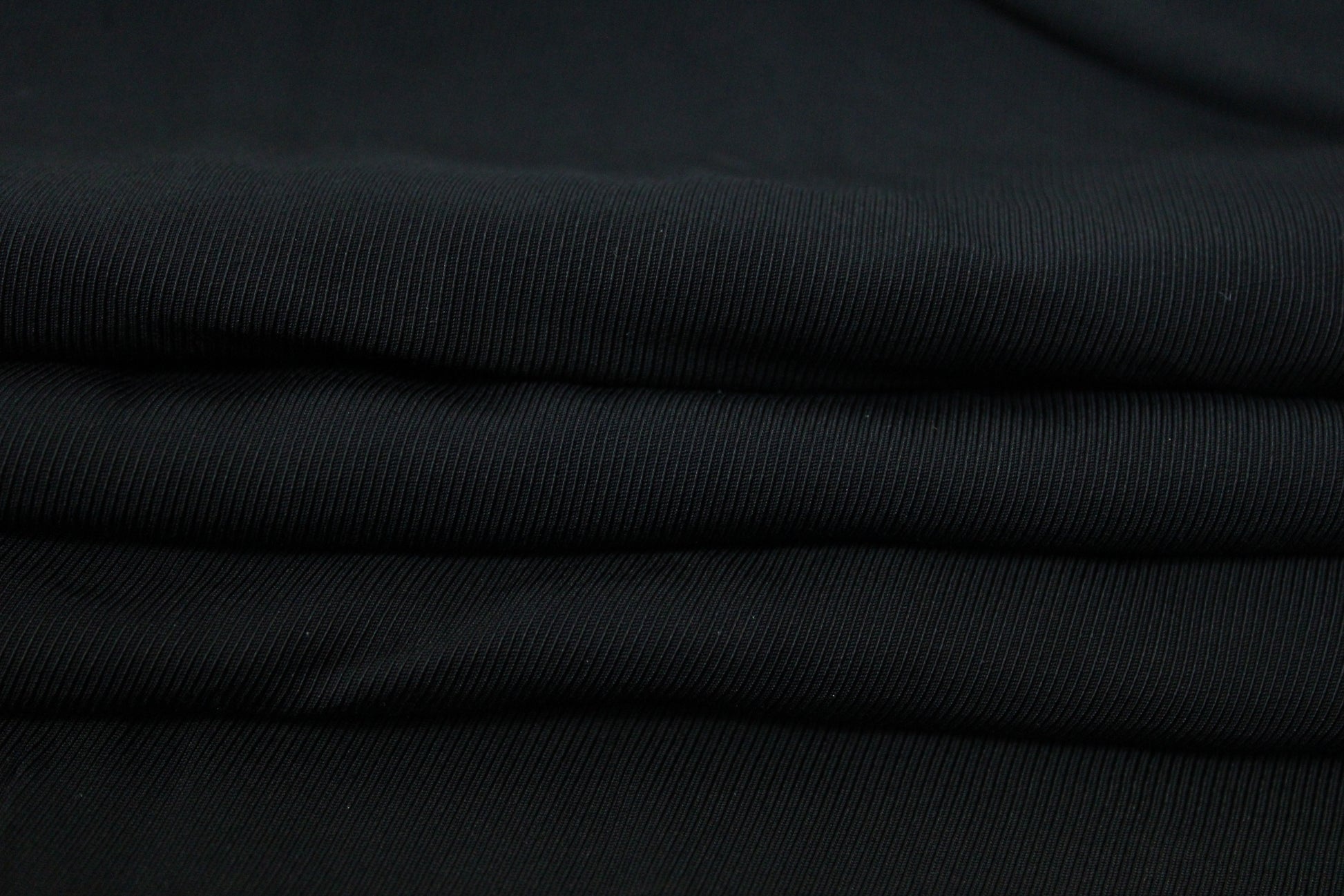 Tissu twill - noir - photo 2/3 | So Tissus