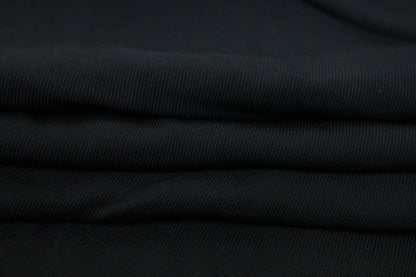Tissu twill - noir - photo 2/3 | So Tissus