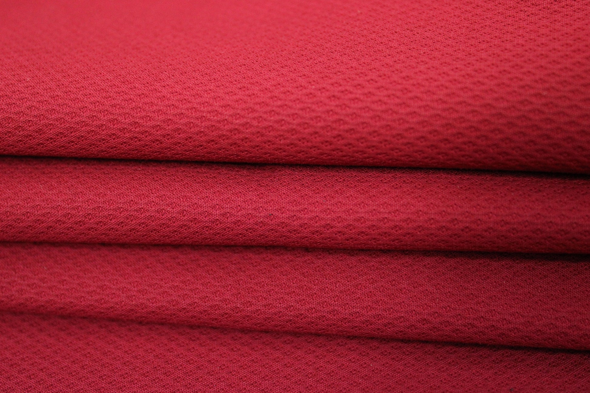 Tissu piqué de coton - framboise - photo 2/4 | So Tissus