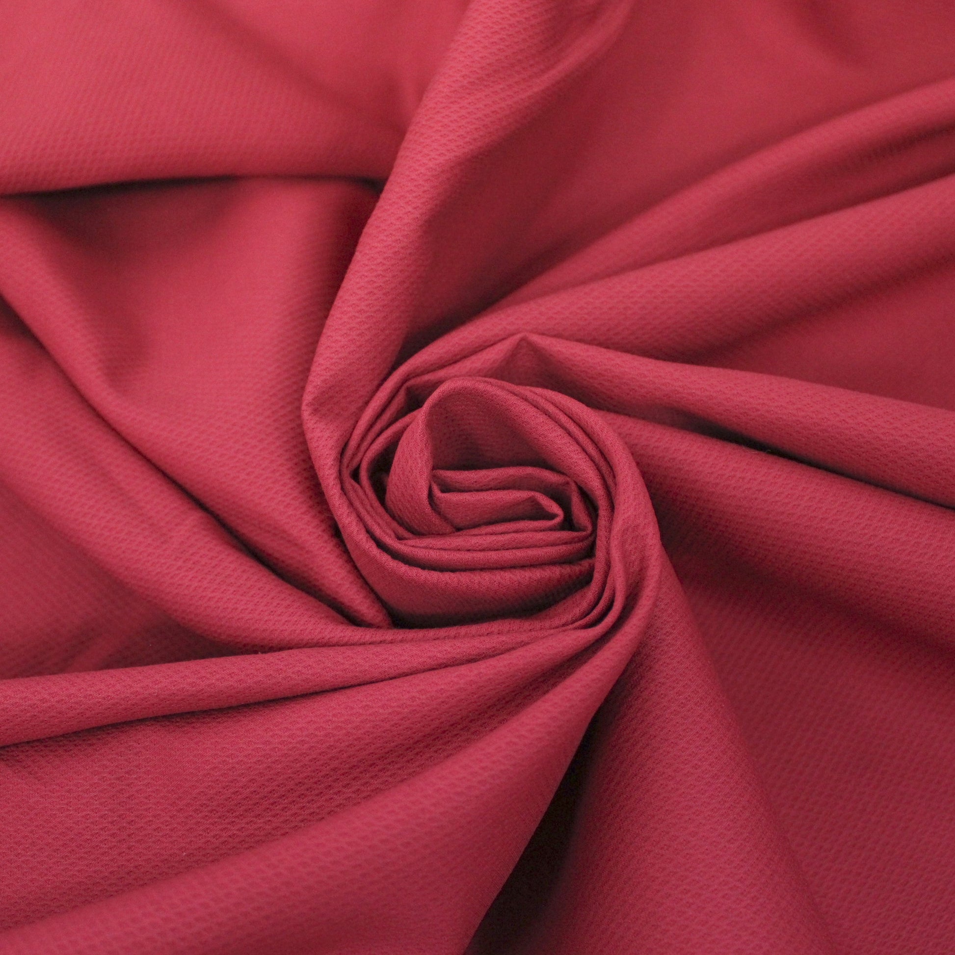 Tissu piqué de coton - framboise - photo 1/4 | So Tissus