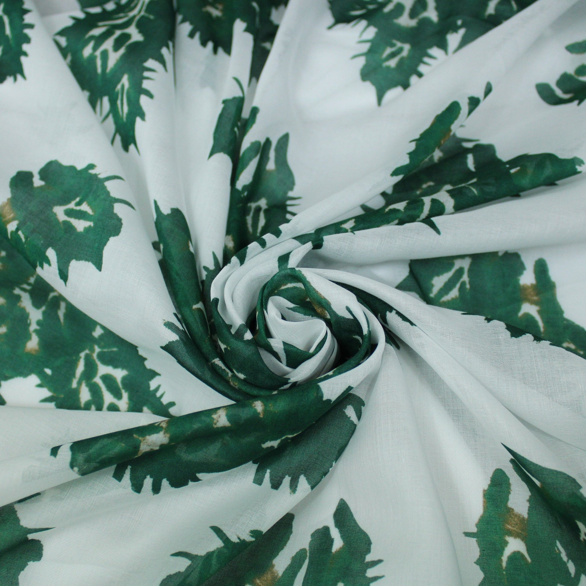 Tissu voile de coton - imprimé cactus abstrait - photo 1/5 | So Tissus