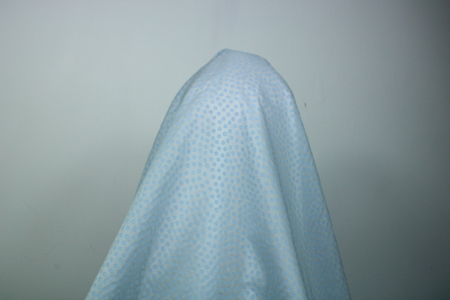 Tissu voile de coton - imprimé à pois - bleu ciel - photo 3/6 | So Tissus