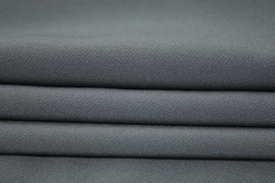 Tissu segé gris anthracite légèrement stretch - Mercerine