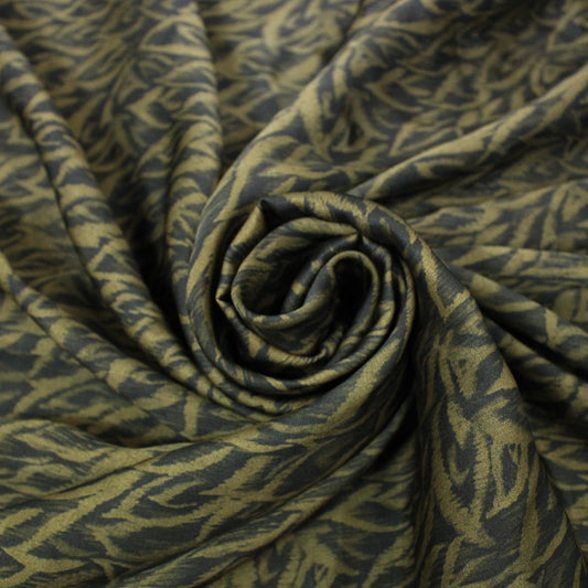 Tissu satin de coton et soie - imprimé camouflage - photo 1/4 | So Tissus