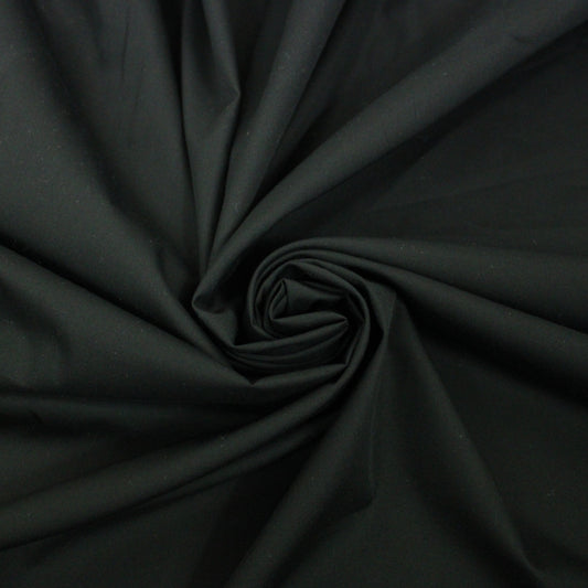 Tissu popeline coton - noir - photo 1/3 | So Tissus