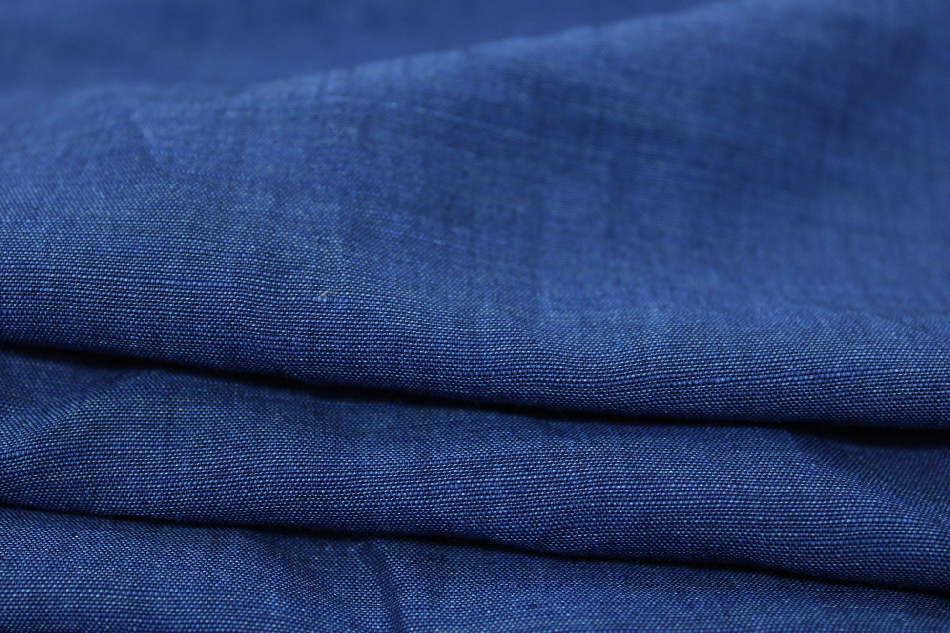Tissu lin - bleu jean - photo 2/3 | So Tissus