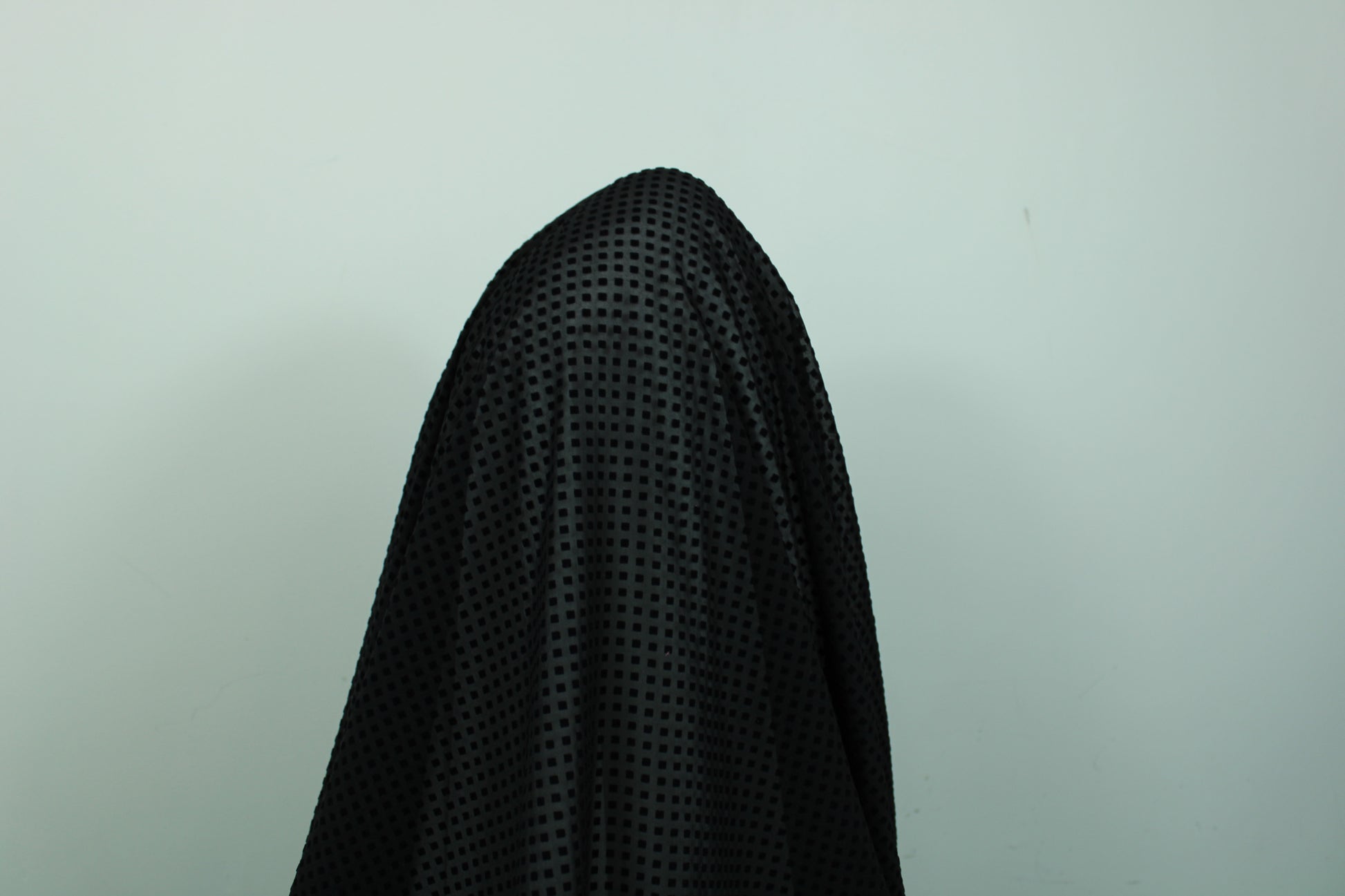 Tissu dévoré - motif géométrique - noir - photo 3/5 | So Tissus