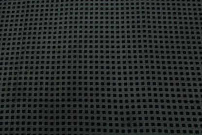 Tissu dévoré - motif géométrique - noir - photo 4/5 | So Tissus