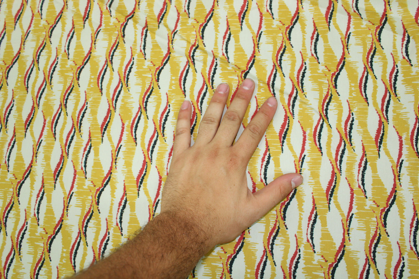 Tissu popeline coton - imprimé ondulé - photo 4/5 | So Tissus