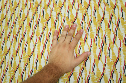 Tissu popeline coton - imprimé ondulé - photo 4/5 | So Tissus