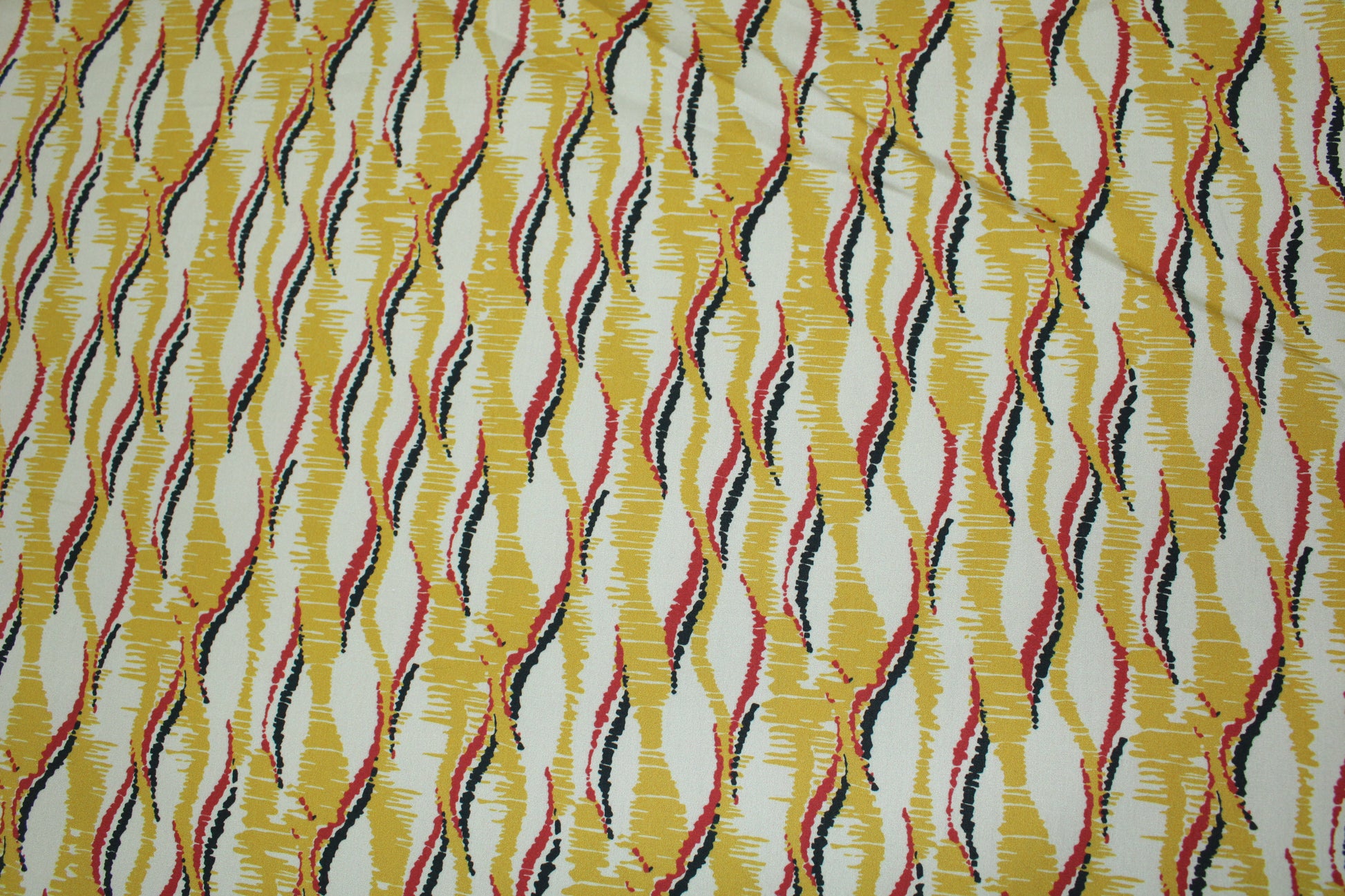 Tissu popeline coton - imprimé ondulé - photo 5/5 | So Tissus