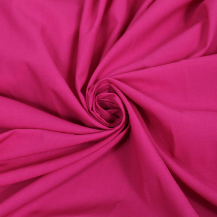 Tissu voile de coton - rose fuchsia