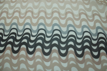 Tissu mousseline de soie- imprimé ondulation - photo 4/6 | So Tissus