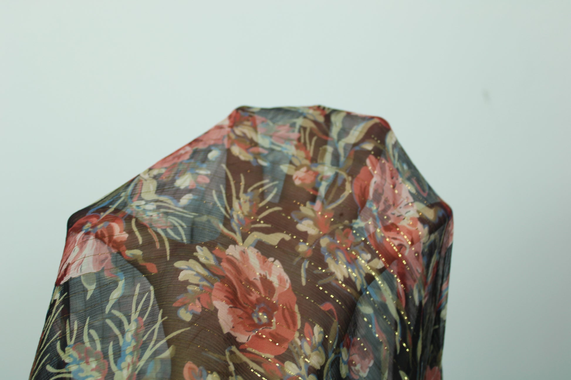 Tissu mousseline soie - imprimé romantique - photo 5/5 | So Tissus