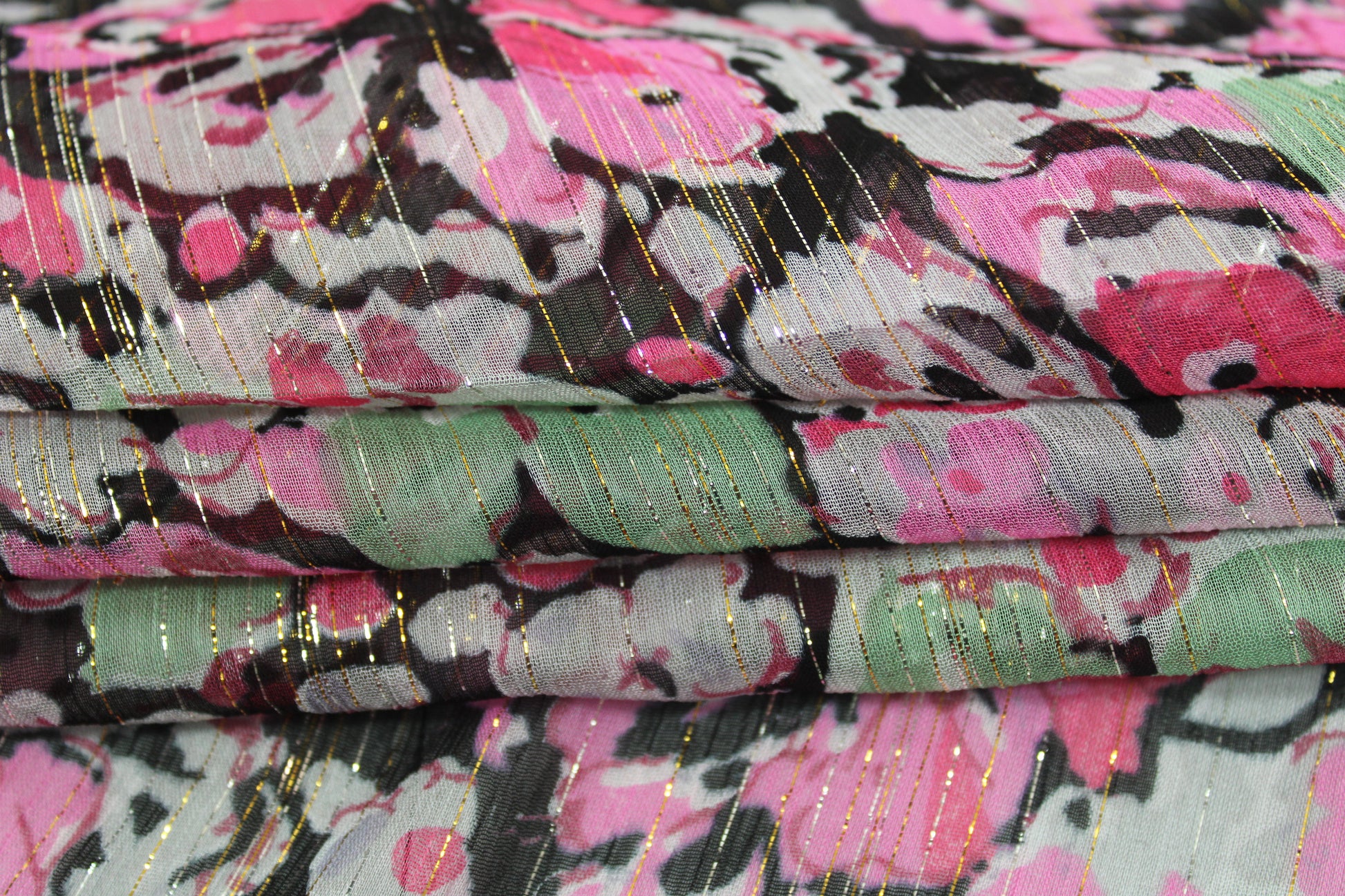 Tissu mousseline viscose - imprimé karolina - photo 2/4 | So Tissus