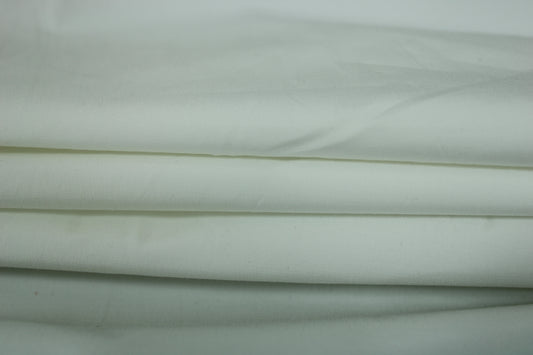 Tissu taffeta stretch de coton - blanc - photo 2/3 | So Tissus