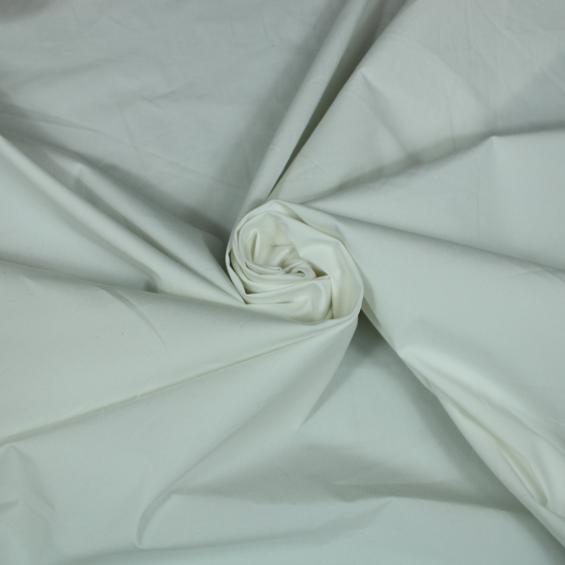 Tissu taffeta stretch de coton - blanc - photo 1/3 | So Tissus