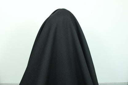 Tissu sergé de laine - noir - photo 3/3 | So Tissus