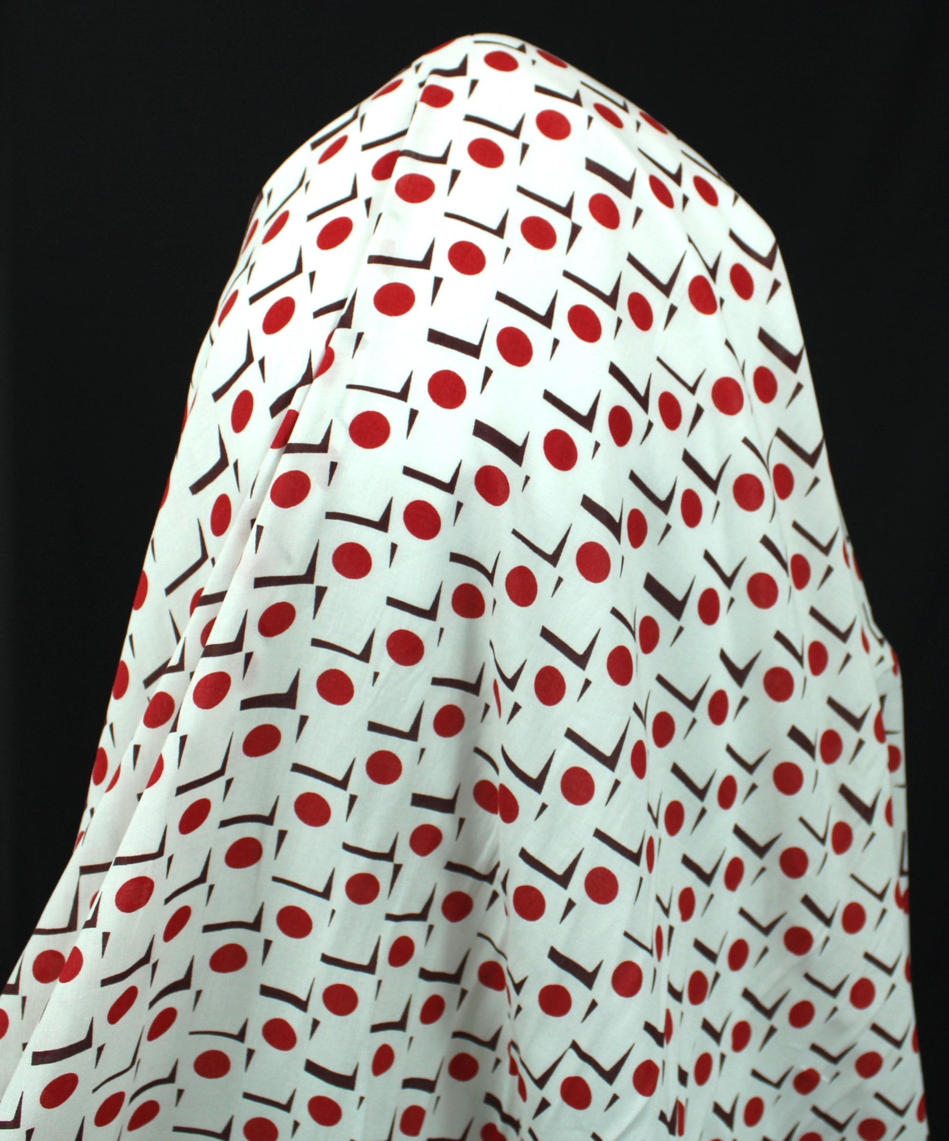Tissu javanaise de viscose - imprimé géométrique - photo 3/4 | So Tissus