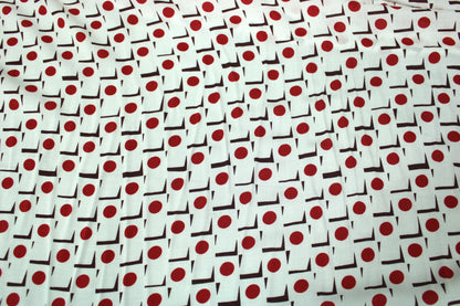 Tissu javanaise de viscose - imprimé géométrique - photo 4/4 | So Tissus