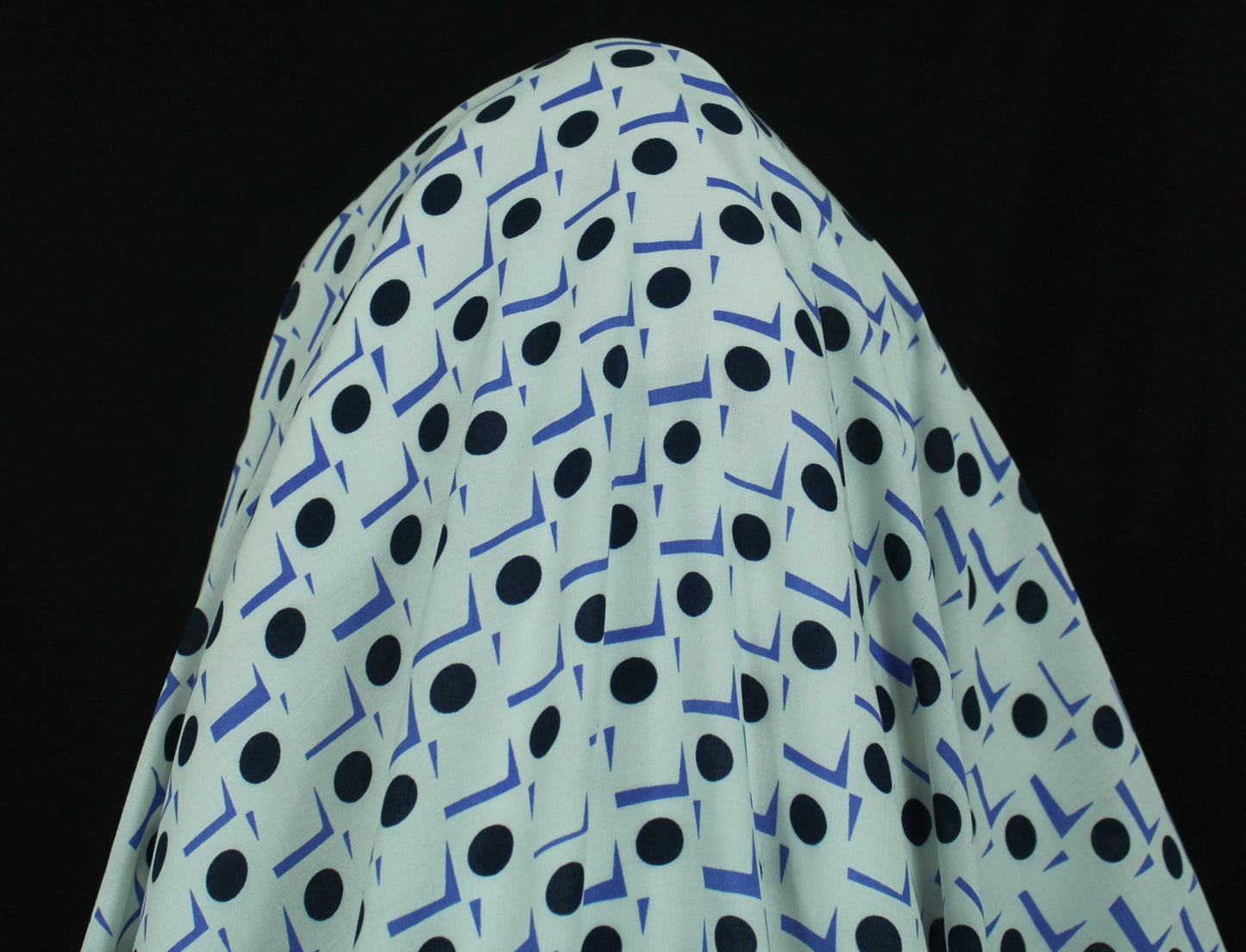 Tissu javanaise de viscose - imprimé géométrique - photo 3/5 | So Tissus