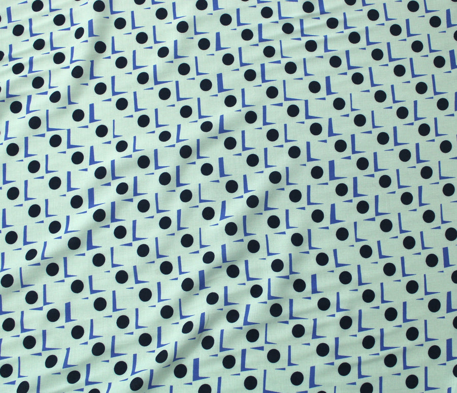 Tissu javanaise de viscose - imprimé géométrique