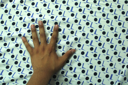 Tissu javanaise de viscose - imprimé géométrique - photo 5/5 | So Tissus