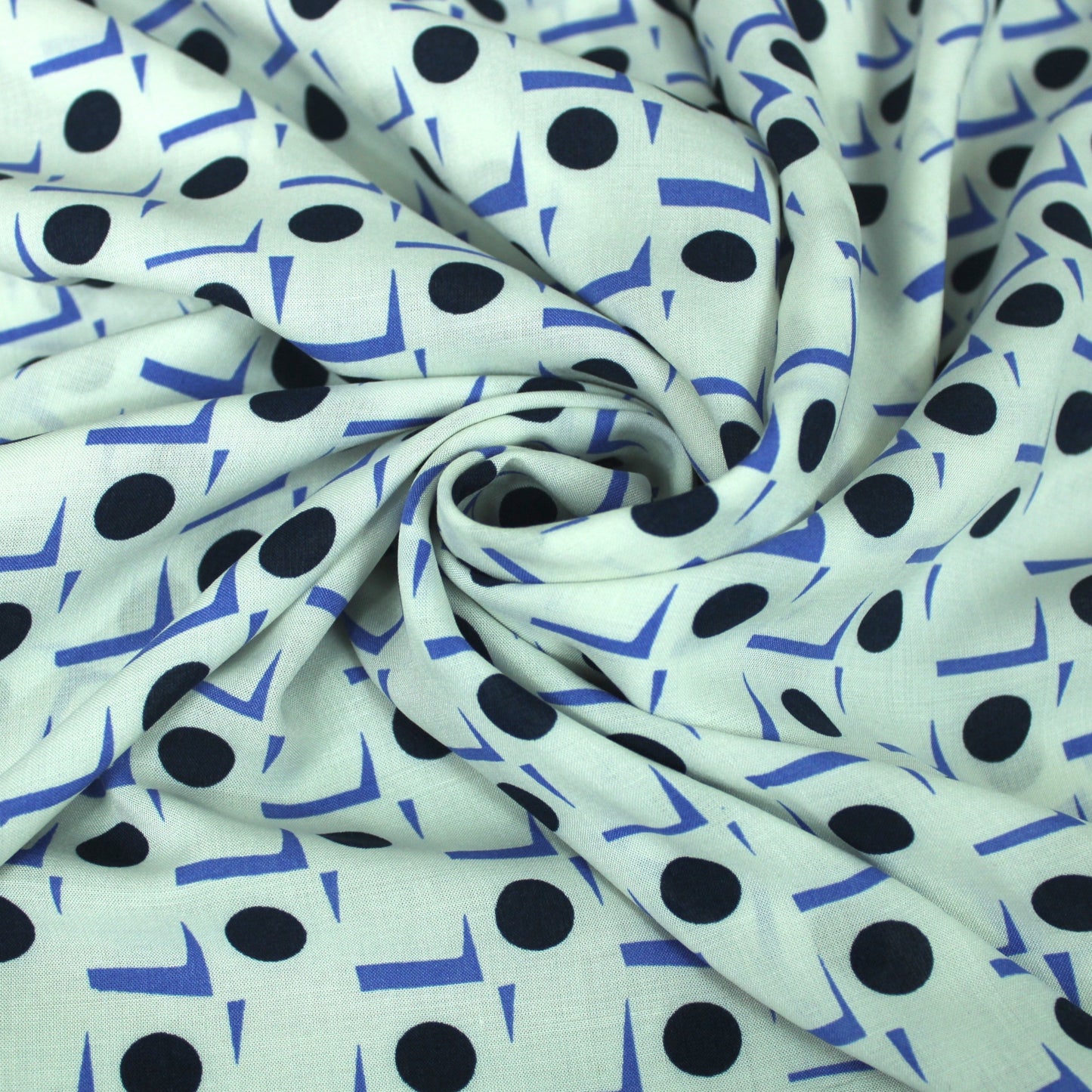 Tissu javanaise de viscose - imprimé géométrique - photo 1/5 | So Tissus