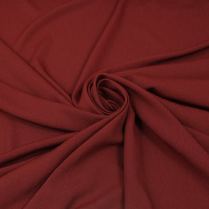 Tissu crêpe - rouge bourgogne - photo 1/3 | So Tissus