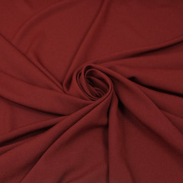 Tissu crêpe - rouge bourgogne