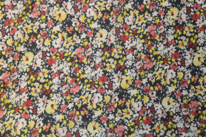 Coupon de 2 mètres - crêpe georgette polyester - imprimé fleuri - photo 4/4 | So Tissus