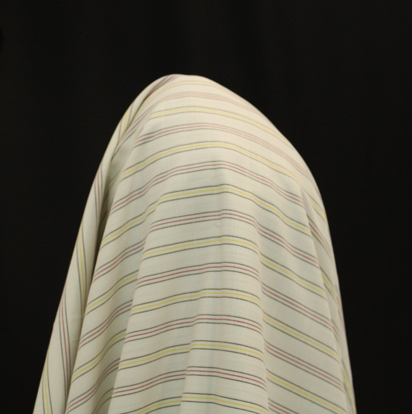 Coupon de 2 mètres - toile de coton - à rayures - photo 3/4 | So Tissus