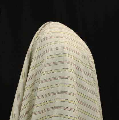 Coupon de 2 mètres - toile de coton - à rayures - photo 3/4 | So Tissus