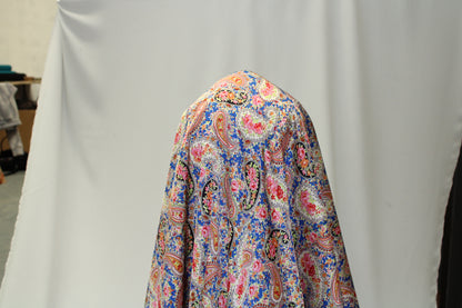Coupon de 1,9 mètre - satin - imprimé cachemire - photo 3/5 | So Tissus