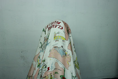 Coupon de 2.5 mètre - Twill viscose imprimé paris - photo 3/4 | So Tissus