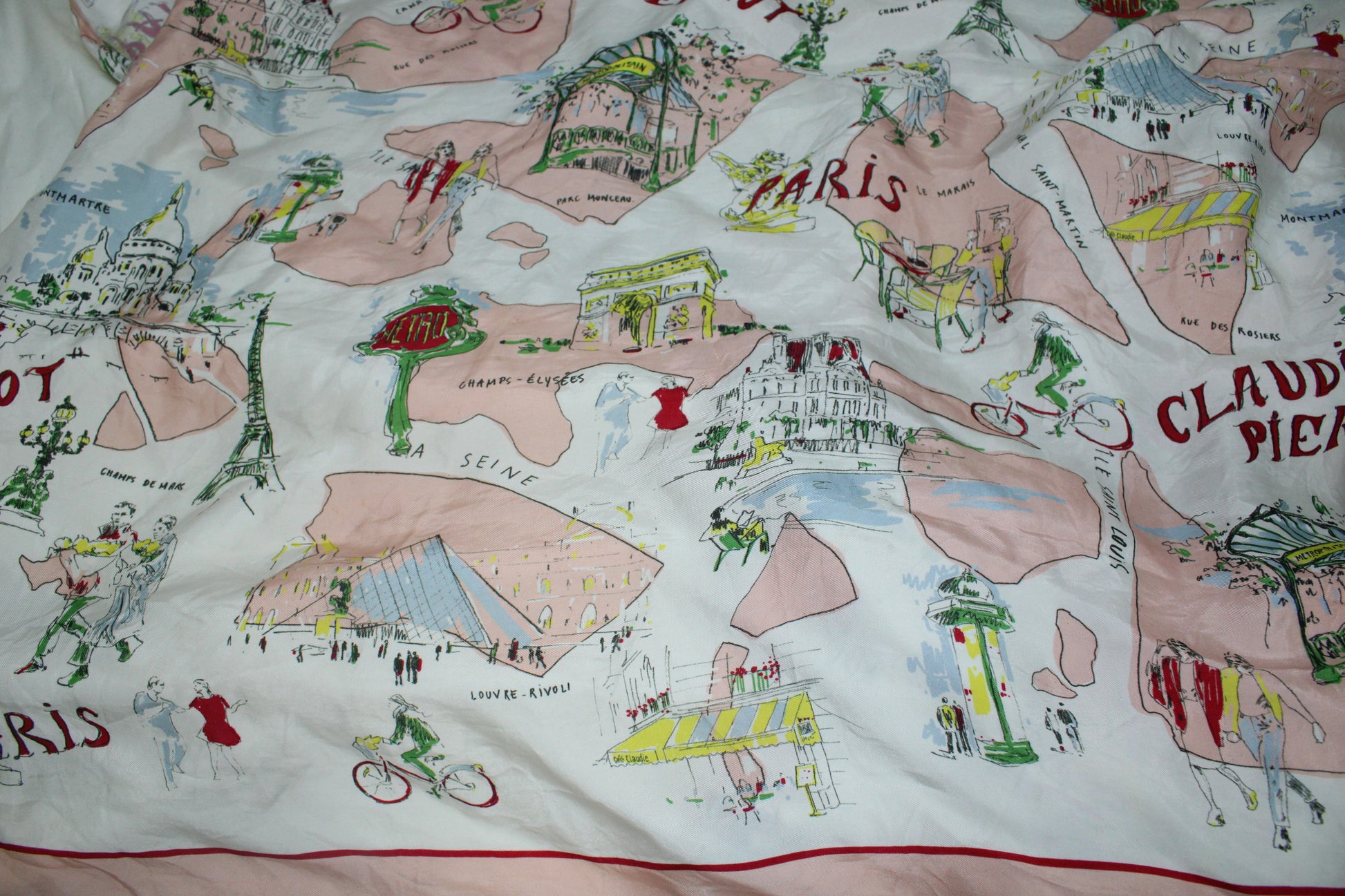 Coupon de 2.5 mètre - Twill viscose imprimé paris - photo 4/4 | So Tissus