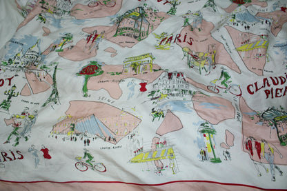 Coupon de 2.5 mètre - Twill viscose imprimé paris - photo 4/4 | So Tissus